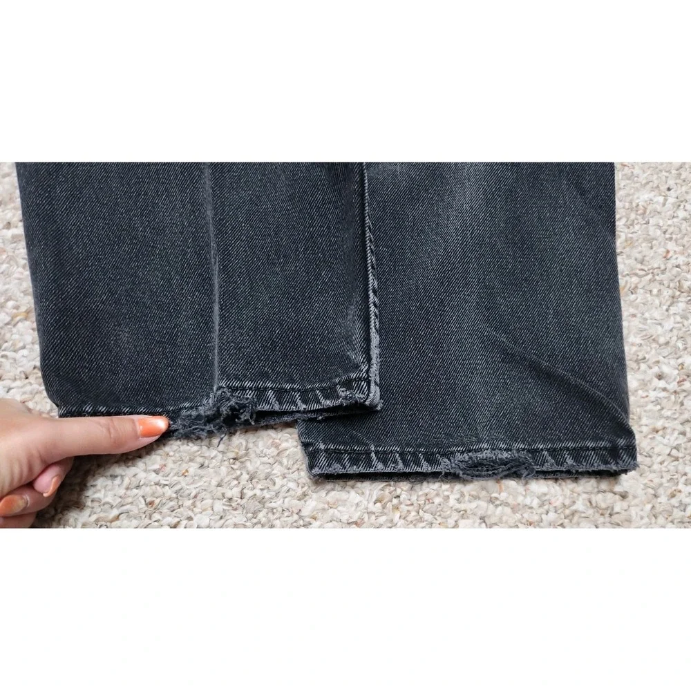 Vintage Levi's 550 Men's 34x30 Actual Black 100% Cotton Relaxed Distressed